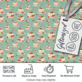 Yellow Floral Cake Seamless Pattern Botanical Dessert Food Design  Digital Print Material by the Metre UK Sewing Quilting Textile