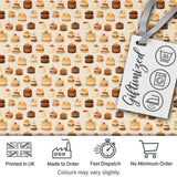 Cute Cake Tile Seamless Pattern Pastel Dessert Sweet Food Design  Digital Print Material by the Metre UK Sewing Quilting Textile