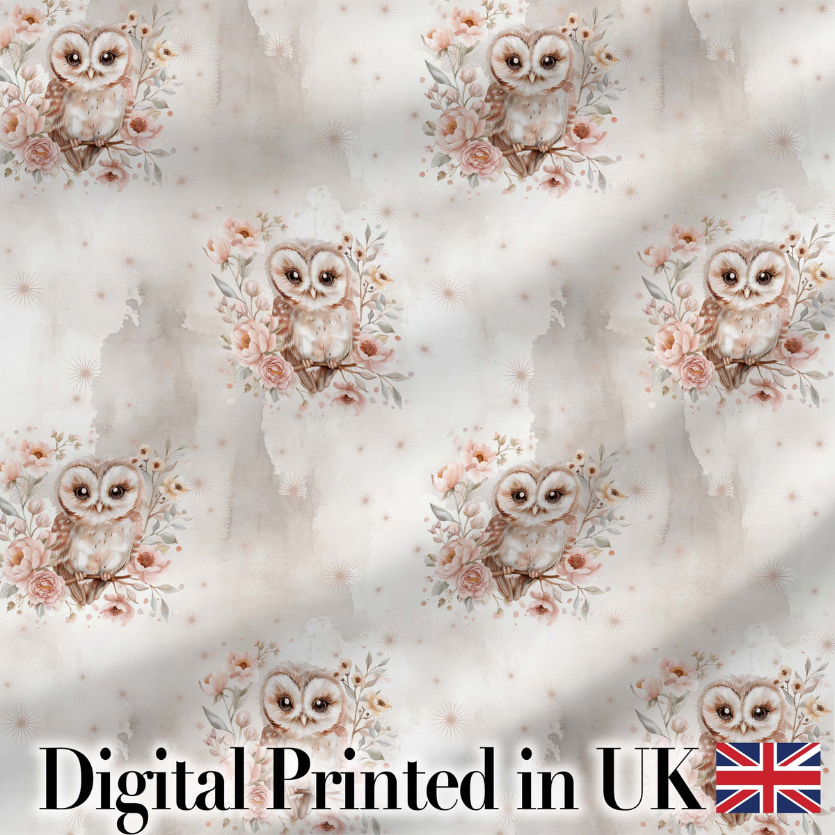 Floral Rainbow Gold Glitter Boho Seamless Pattern Cute Unique Gift  Digital Print Material by the Metre UK Sewing Quilting Textile