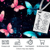 Pastel Watercolor Butterflies Cream Background Seamless Pattern  Digital Print Material by the Metre UK Sewing Quilting Textile