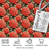 Soft Coral Peony Floral Seamless Pattern Stylish Everyday  Lovely  Digital Print Material by the Metre UK Sewing Quilting Textile