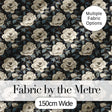 Coral Camellia Branch Botanical Cream Background Seamless Pattern  Digital Print Material by the Metre UK Sewing Quilting Textile