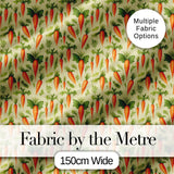 Night Sky Carrot Tossed Pattern Dark Background Playful Seamless  Digital Print Material by the Metre UK Sewing Quilting Textile