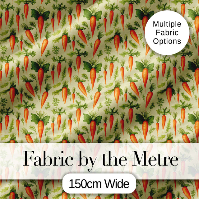 Night Sky Carrot Tossed Pattern Dark Background Playful Seamless  Digital Print Material by the Metre UK Sewing Quilting Textile