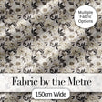 Vintage Chrysanthemum Floral Seamless Pattern Beige and Gold Lovely  Digital Print Material by the Metre UK Sewing Quilting Textile