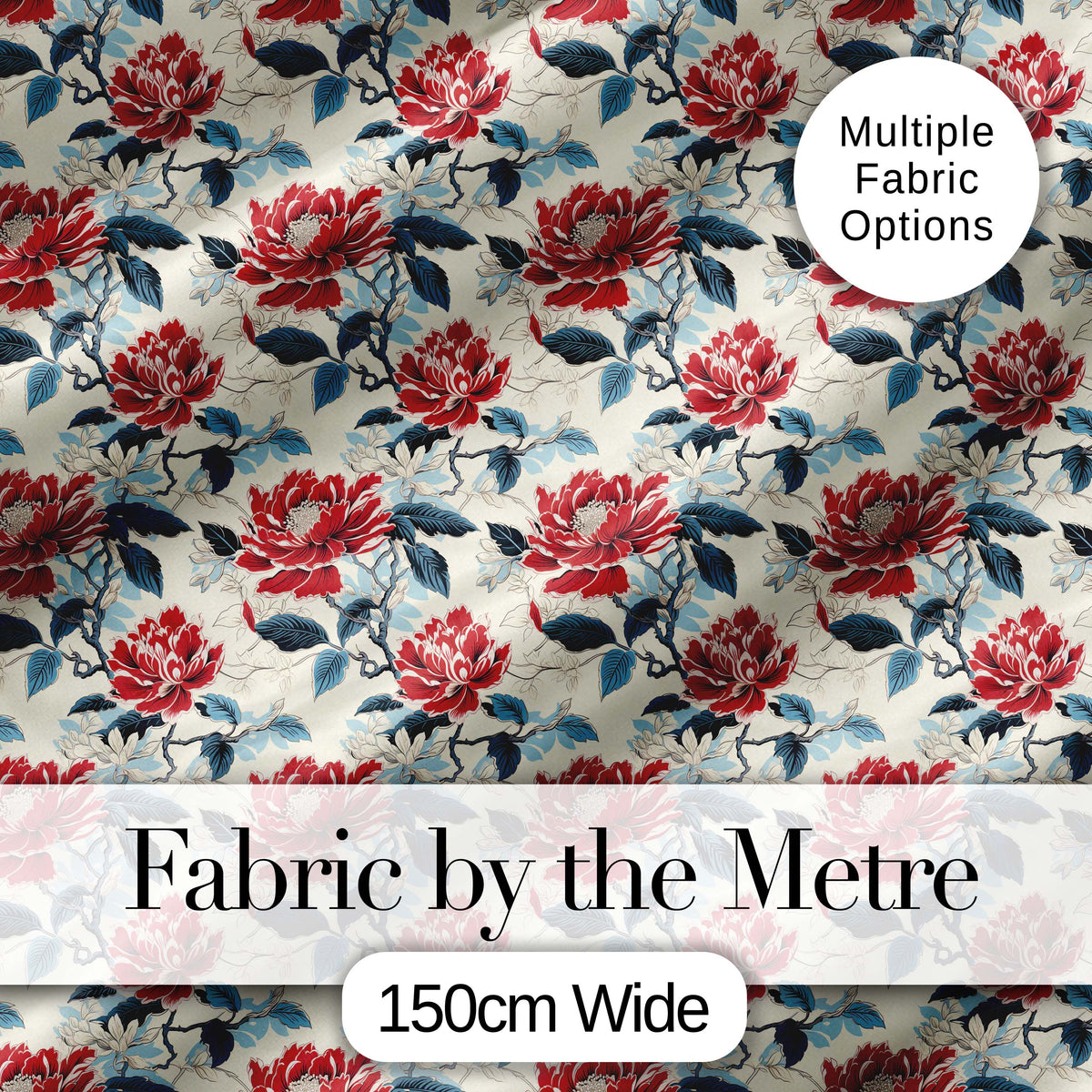 Antique Style Cream Floral Botanical Seamless Pattern Neutral Lovely  Digital Print Material by the Metre UK Sewing Quilting Textile