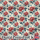 Antique Style Cream Floral Botanical Seamless Pattern Neutral Lovely  Digital Print Material by the Metre UK Sewing Quilting Textile