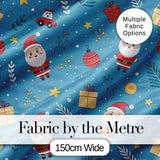 Christmas Reindeer Pine Tree Scandinavian Festive Seamless Pattern  Digital Print Material by the Metre UK Sewing Quilting Textile