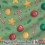 Santa Sleigh Gifts Purple Christmas Festive Seamless Pattern Lovely  Digital Print Material by the Metre UK Sewing Quilting Textile
