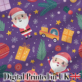 Minimal Christmas Trees Polka Dot Green Seamless Pattern Lovely  Digital Print Material by the Metre UK Sewing Quilting Textile