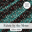 Rustic Painted Christmas Trees Vintage Seamless Pattern Lovely  Digital Print Material by the Metre UK Sewing Quilting Textile
