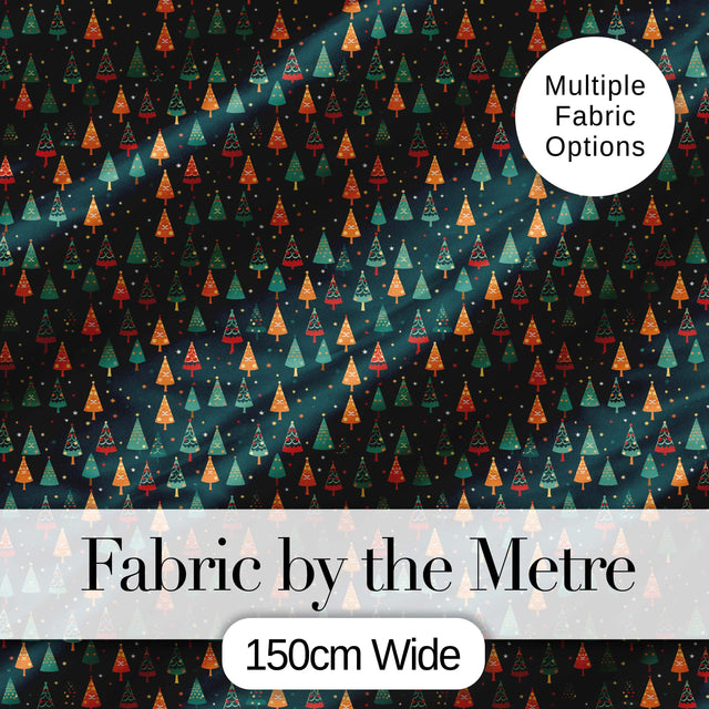 Minimal Christmas Tree Scandinavian Neutral Seamless Pattern Lovely  Digital Print Material by the Metre UK Sewing Quilting Textile