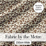 Watercolor Coffee Beans Mixed Seeds Seamless Pattern Lovely  Digital Print Material by the Metre UK Sewing Quilting Textile