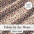 Coffee Beans and Olive Leaves Minimal Seamless Pattern Lovely  Digital Print Material by the Metre UK Sewing Quilting Textile