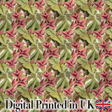 Dark Background Autumn Leaves Botanical Seamless Pattern Lovely  Digital Print Material by the Metre UK Sewing Quilting Textile