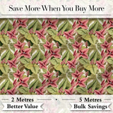 Dark Background Autumn Leaves Botanical Seamless Pattern Lovely  Digital Print Material by the Metre UK Sewing Quilting Textile