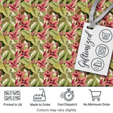 Dark Background Autumn Leaves Botanical Seamless Pattern Lovely  Digital Print Material by the Metre UK Sewing Quilting Textile