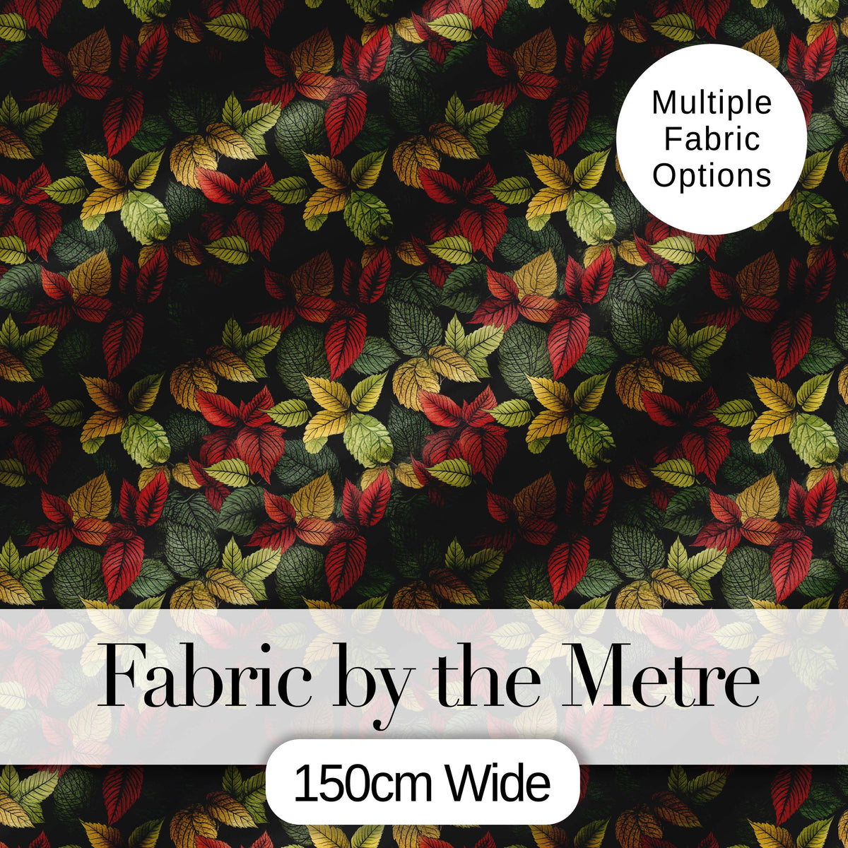 Light Pastel Botanical Leaves Elegant Seamless Pattern Lovely  Digital Print Material by the Metre UK Sewing Quilting Textile