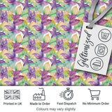 Soft Pink Watercolor Leaf Botanical Seamless Pattern Lovely  Digital Print Material by the Metre UK Sewing Quilting Textile