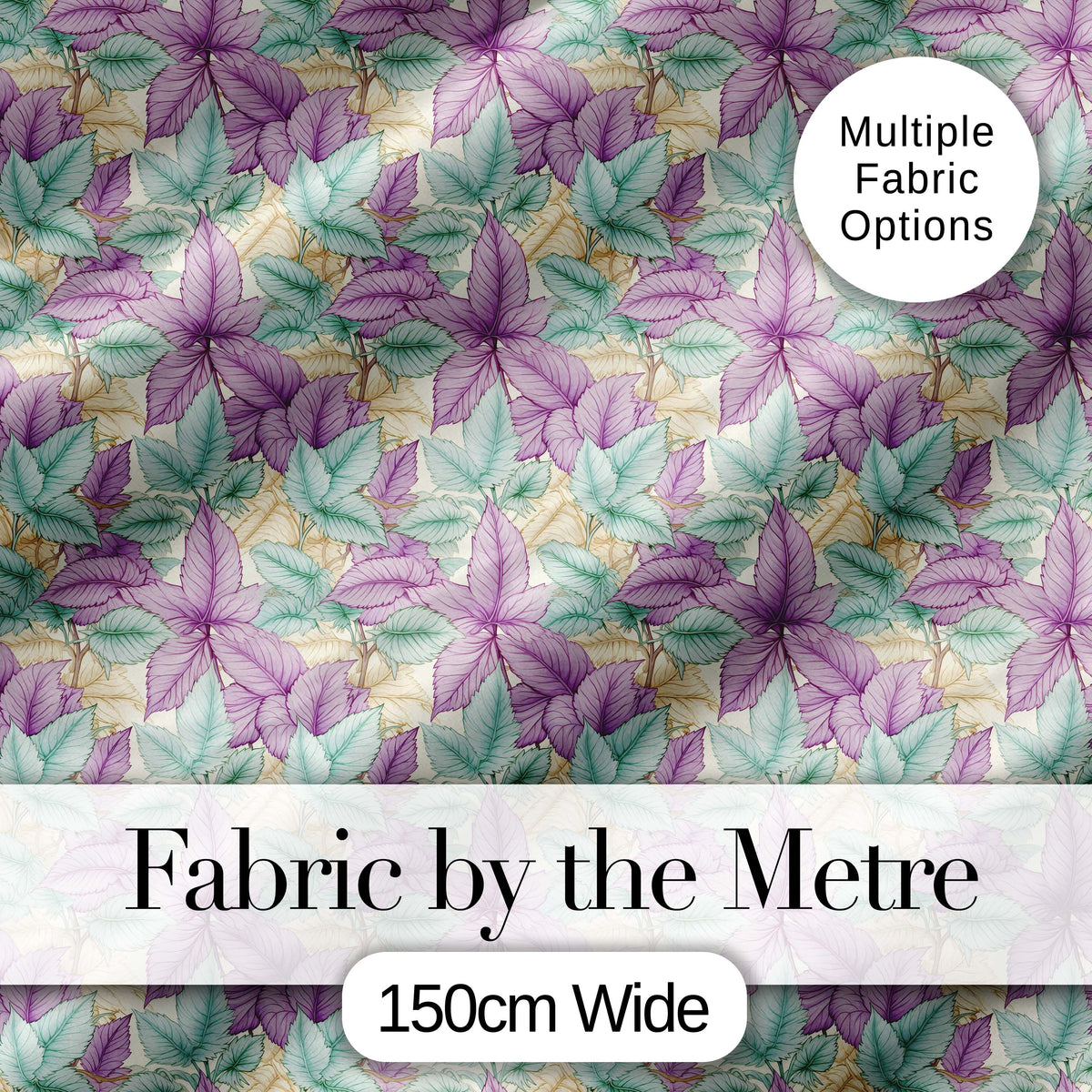 Red Green Tropical Leaves Dense Botanical Seamless Pattern Lovely  Digital Print Material by the Metre UK Sewing Quilting Textile