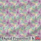 Red Green Tropical Leaves Dense Botanical Seamless Pattern Lovely  Digital Print Material by the Metre UK Sewing Quilting Textile