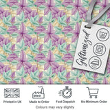 Red Green Tropical Leaves Dense Botanical Seamless Pattern Lovely  Digital Print Material by the Metre UK Sewing Quilting Textile