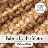 Classic Cream Puff Dessert Repeat Seamless Pattern Cute Unique Gift  Digital Print Material by the Metre UK Sewing Quilting Textile