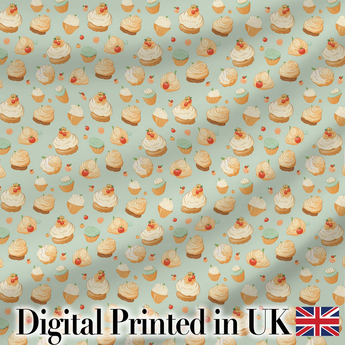 Colorful Meringue Swirl Dessert Seamless Pattern Cute Unique Gift  Digital Print Material by the Metre UK Sewing Quilting Textile