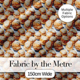 Cupcake and Fruit Dessert Pastel Seamless Pattern Cute Unique Gift  Digital Print Material by the Metre UK Sewing Quilting Textile