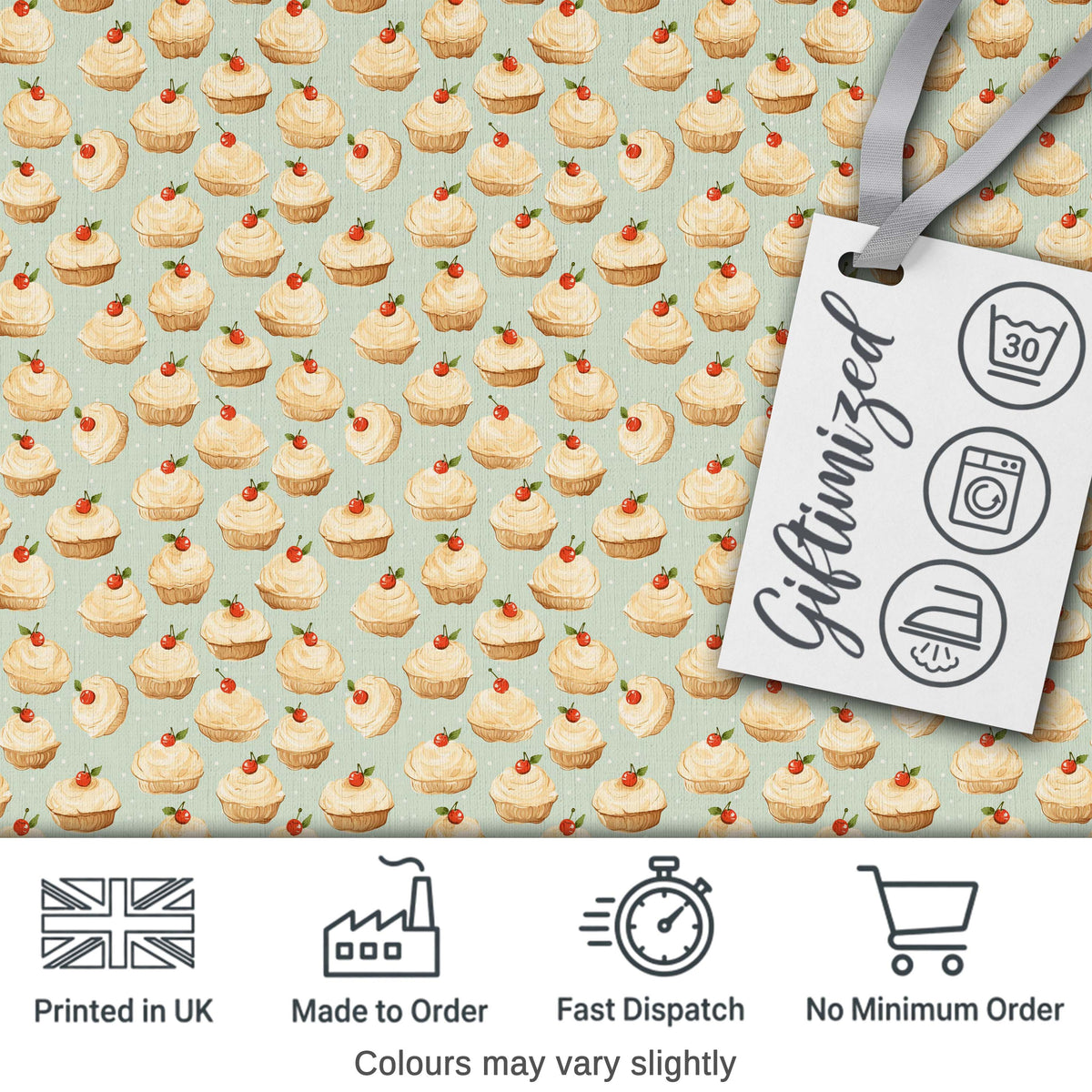 Hand Drawn Cream Puff Sketch Style Minimal Beige Seamless Pattern  Digital Print Material by the Metre UK Sewing Quilting Textile