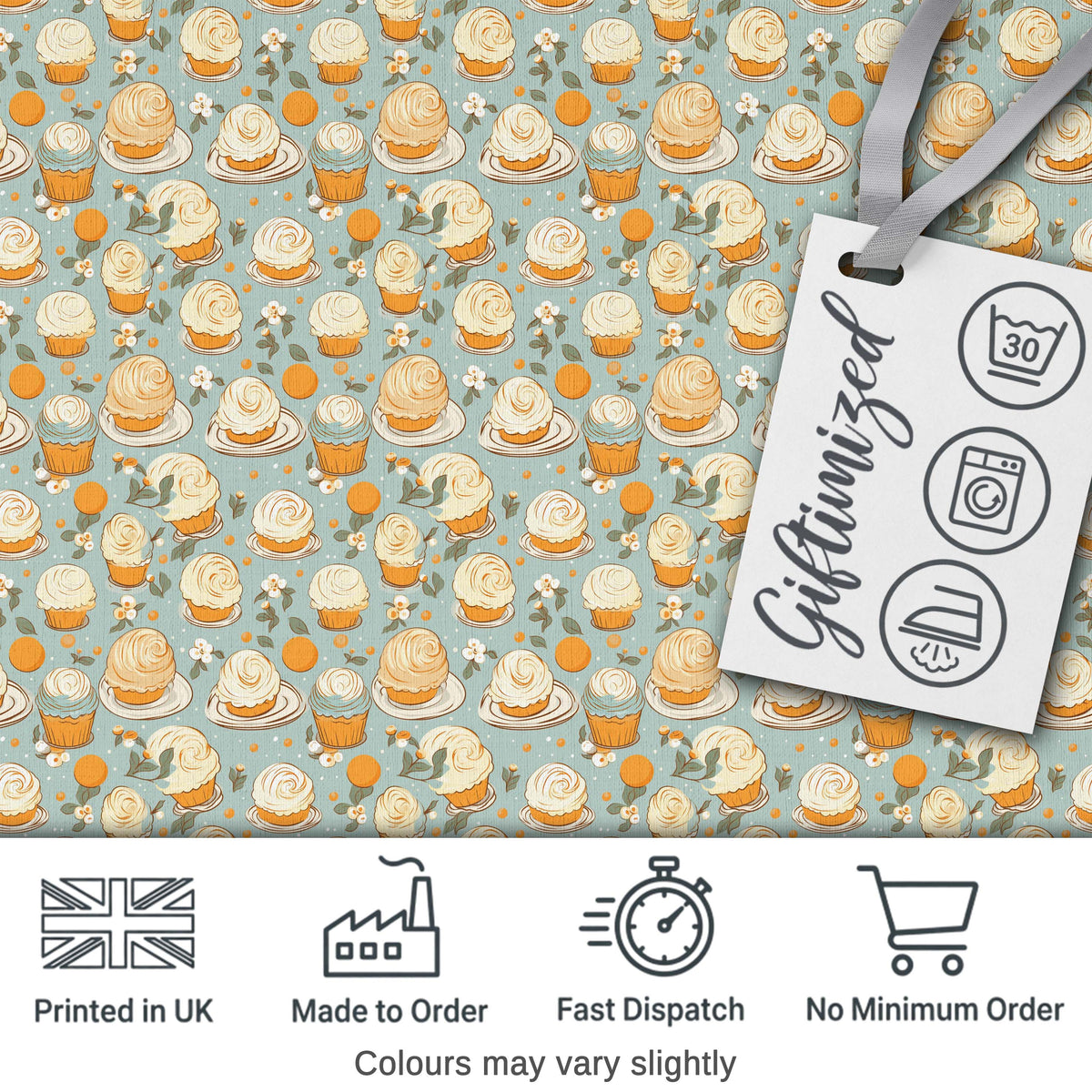 Rustic Croissant Illustration Vintage Blue Wood Seamless Pattern  Digital Print Material by the Metre UK Sewing Quilting Textile