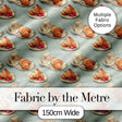Vintage Croissant Coffee Cup Classic French Breakfast Illustration  Digital Print Material by the Metre UK Sewing Quilting Textile