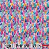 Navy Blue Cosmic Crystal Gemstone Seamless Pattern Cute Unique Gift  Digital Print Material by the Metre UK Sewing Quilting Textile