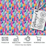 Navy Blue Cosmic Crystal Gemstone Seamless Pattern Cute Unique Gift  Digital Print Material by the Metre UK Sewing Quilting Textile