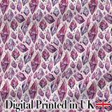 Vibrant Abstract Crystal Brushstroke Seamless Pattern Lovely  Digital Print Material by the Metre UK Sewing Quilting Textile