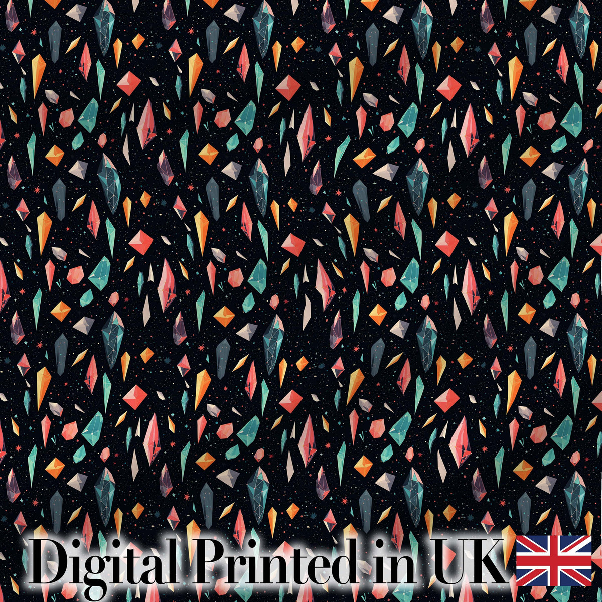 Kawaii White Hamster Blue Background Seamless Pattern Lovely  Digital Print Material by the Metre UK Sewing Quilting Textile