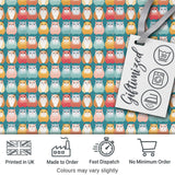 Cute Hamster Cartoon Blue Heart Pattern Seamless Cute Unique Gift  Digital Print Material by the Metre UK Sewing Quilting Textile