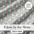 Watercolor Bunny Meadow Floral Seamless Pattern Perfect Gift for Her  Digital Print Material by the Metre UK Sewing Quilting Textile