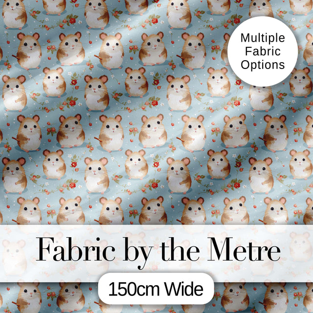 Watercolor Bunny Meadow Floral Seamless Pattern Perfect Gift for Her  Digital Print Material by the Metre UK Sewing Quilting Textile