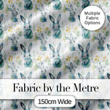Vintage Style Bunny Rose Garden Seamless Pattern Cute Unique Gift  Digital Print Material by the Metre UK Sewing Quilting Textile