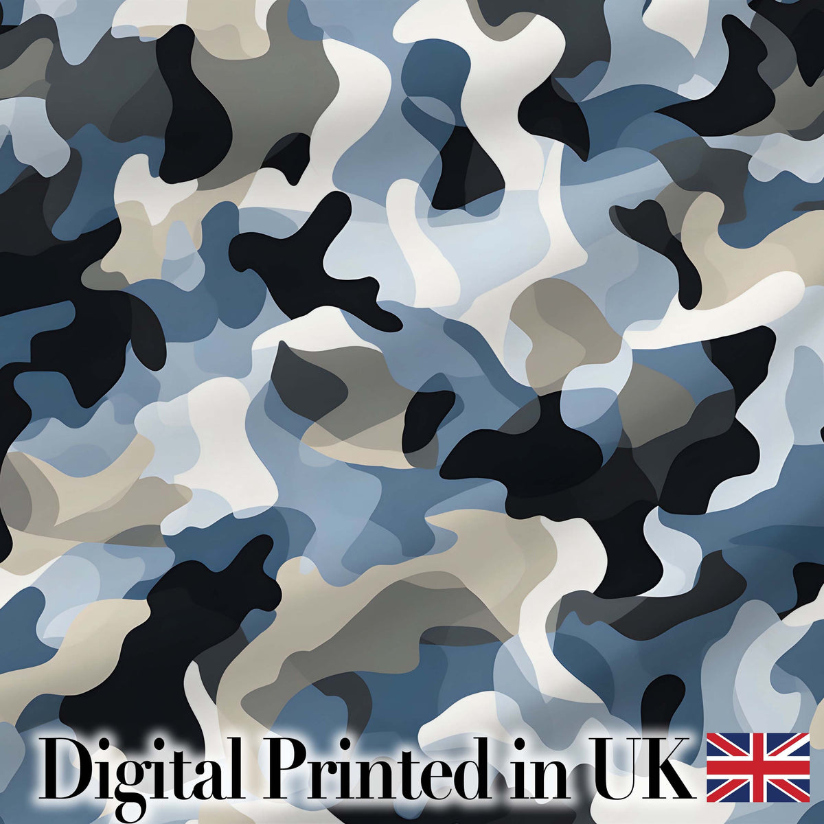 Dark Green Military Camouflage Seamless Pattern Cute Unique Gift  Digital Print Material by the Metre UK Sewing Quilting Textile