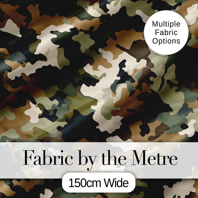 Watercolor Blue Camouflage Artistic Seamless Pattern Lovely  Digital Print Material by the Metre UK Sewing Quilting Textile