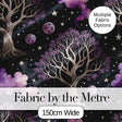 Celestial Cat Moon Stars Botanical Night Seamless Pattern Lovely  Digital Print Material by the Metre UK Sewing Quilting Textile