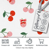Cherry Bow Ribbon Cute Minimal Sky Blue Background Seamless Pattern  Digital Print Material by the Metre UK Sewing Quilting Textile