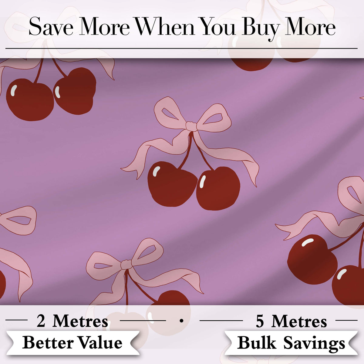 Watercolor Cherry Bow Ribbon Sage Green Gingham Seamless Pattern  Digital Print Material by the Metre UK Sewing Quilting Textile