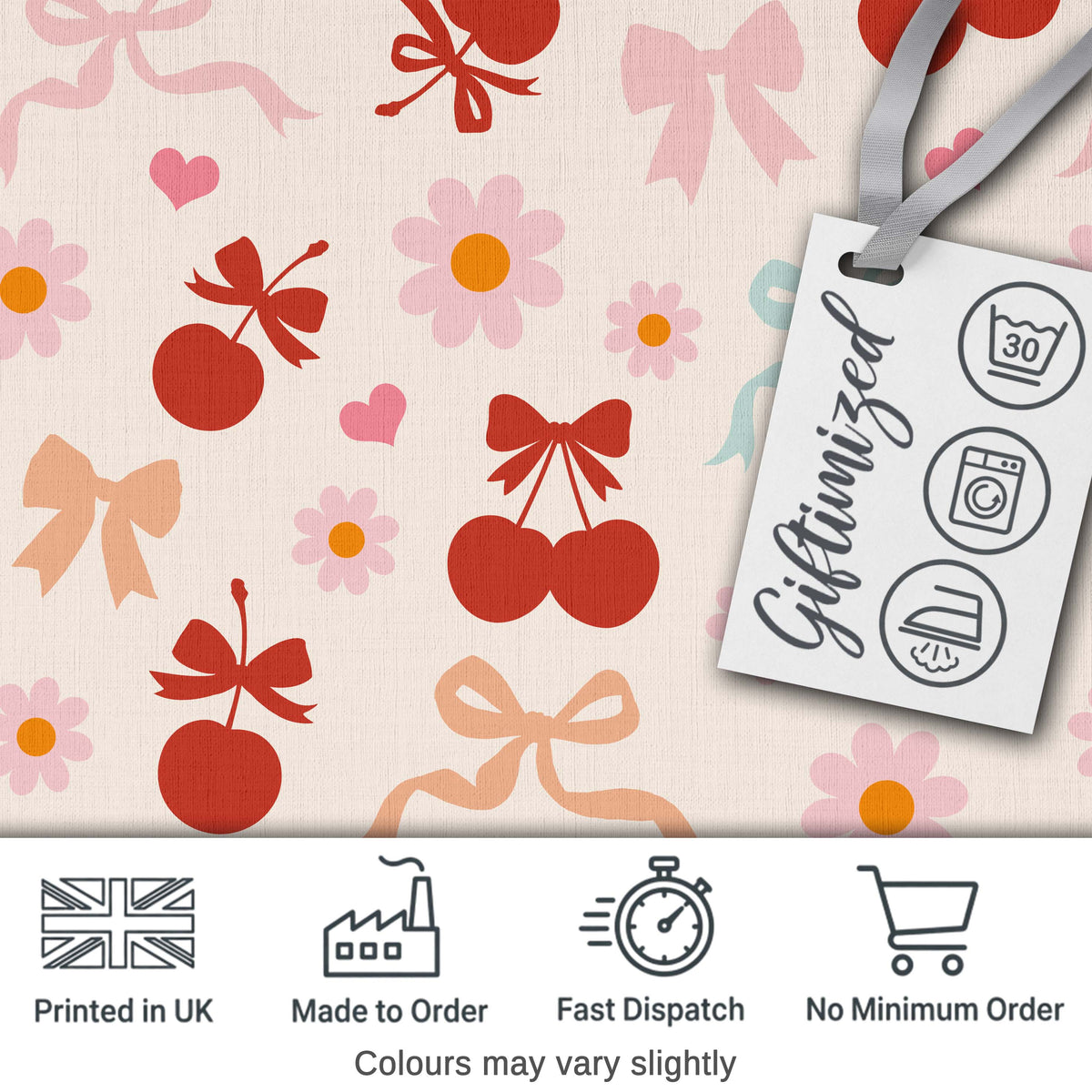 Watercolor Chipmunk Wildflower Botanical Seamless Pattern Lovely  Digital Print Material by the Metre UK Sewing Quilting Textile