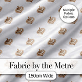 Vintage Spinning Top Toy Seamless Pattern on Soft Neutral Background Digital Print Fabric by the Metre UK Sewing Quilting Textile