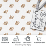 Vintage Spinning Top Toy Seamless Pattern on Soft Neutral Background Digital Print Fabric by the Metre UK Sewing Quilting Textile