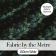 Minimal Pine Needle Sprig Pattern on Light Background Digital Print Fabric by the Metre UK Sewing Quilting Textile