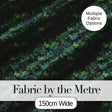 Vintage Pine Tree Repeat Pattern on Beige Background Digital Print Fabric by the Metre UK Sewing Quilting Textile